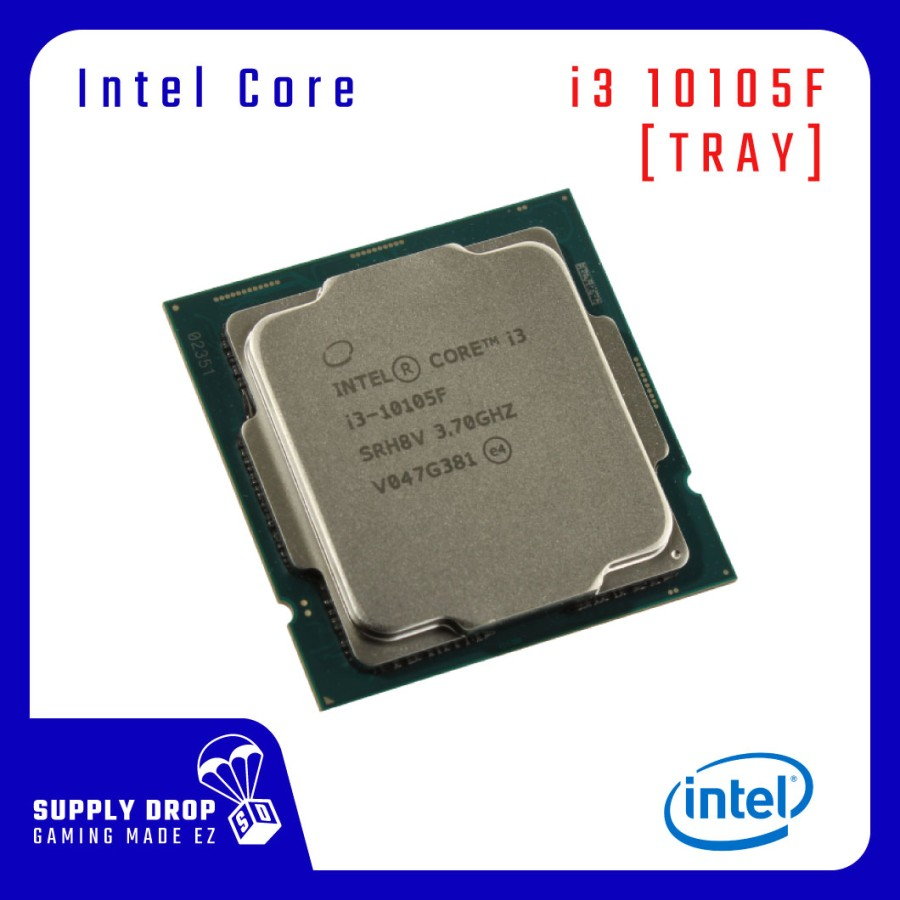 Ntel Core 處理器 i3 10105F 3.7 GHz SOCKET 1200 無風扇無盒