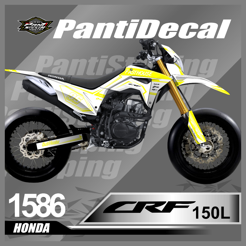 1586 貼花貼紙 Antem CRF 150L 全身貼紙 CRF 150L 賽車設計全身 CRF 150L