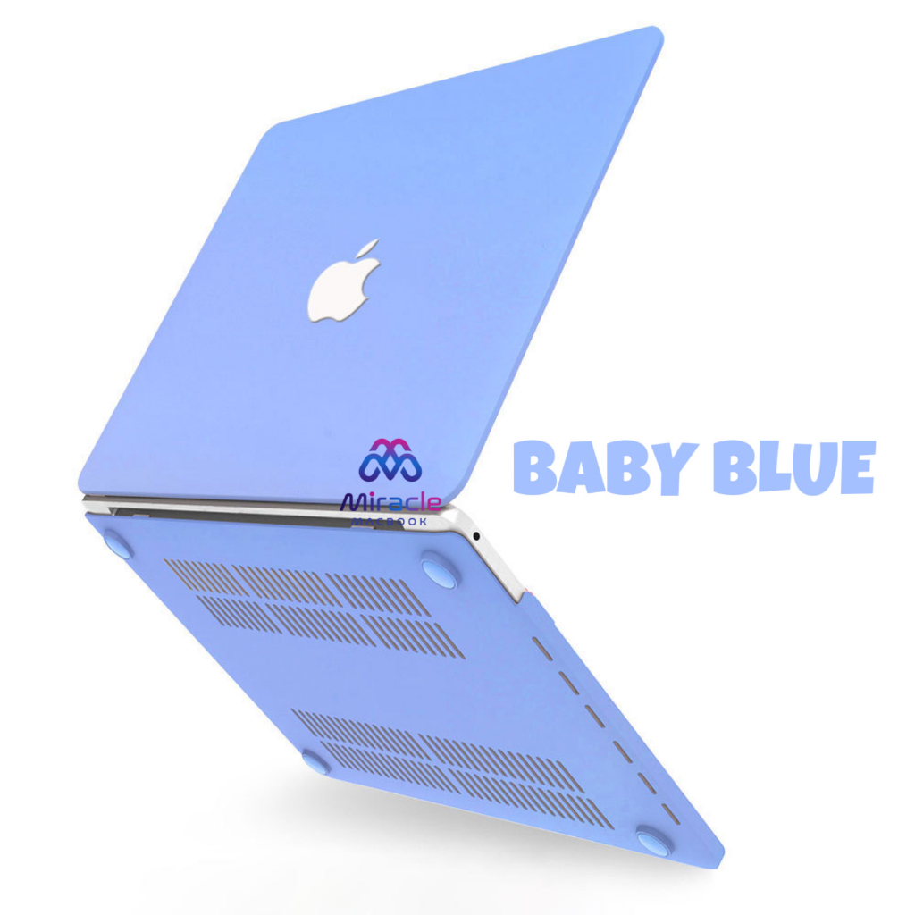 高級 Macbook 保護套淡藍色適用於 Macbook Air Pro Retina M1 M2 2015 2022