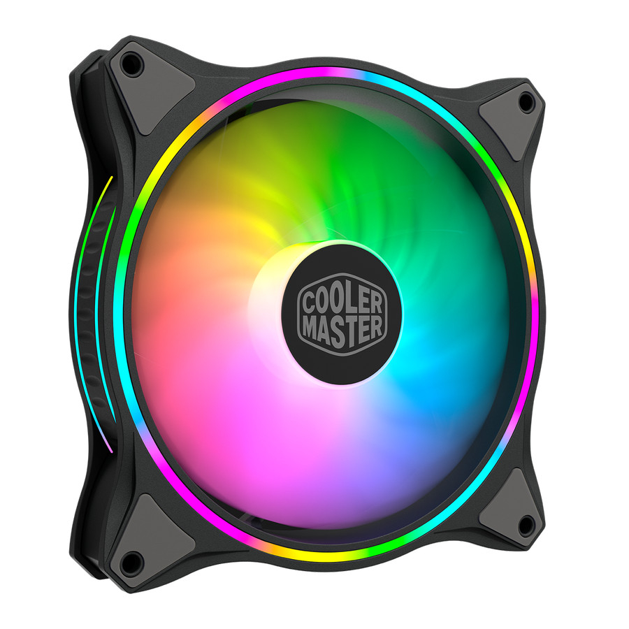 Hitam Master Cooler MasterFan MF140 Halo 風扇盒黑色