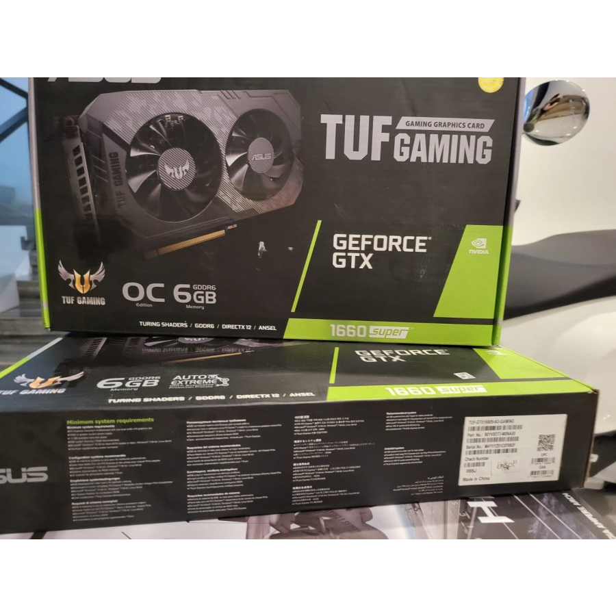 華碩 TUF Gaming GeForce GTX 1660 GTX1660 超級 6GB 超頻 GDDR6