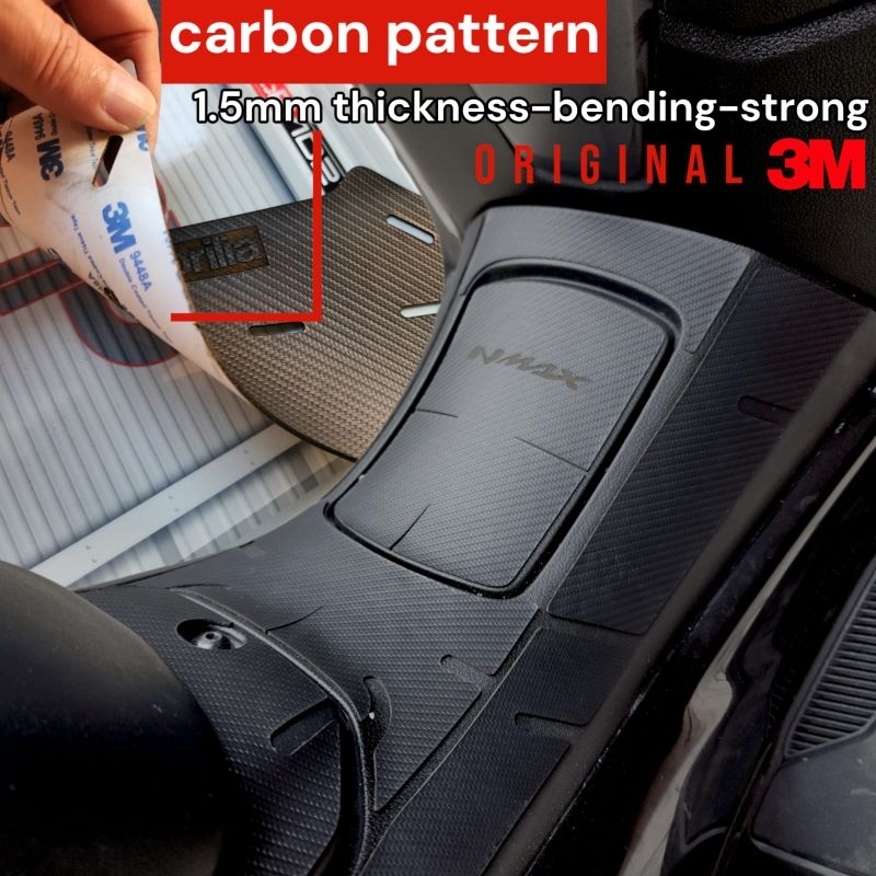 Tankpad Nmax 2020-2023 柔軟觸感碳紋