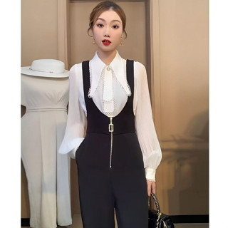 Ilook 連身衣 Lolita Combi 女式時尚皺紋 Shakila 長款休閒