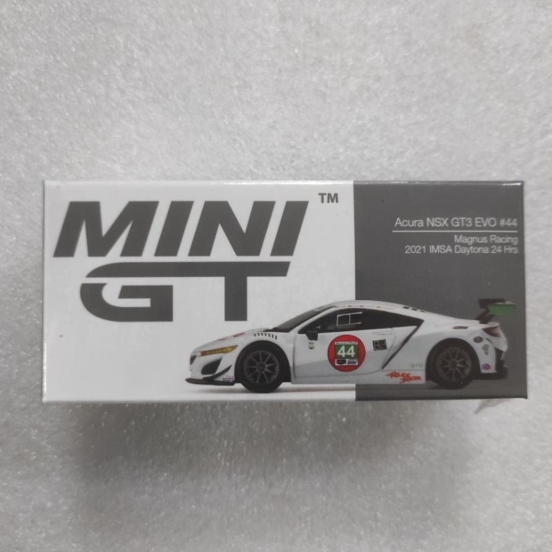 迷你 GT 302 謳歌 NSX GT3 EVO 44 馬格納斯賽車 2021 IMSA 代托納 24 小時