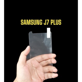 SAMSUNG 鋼化玻璃三星 Galaxy J7 Plus 防刮透明玻璃