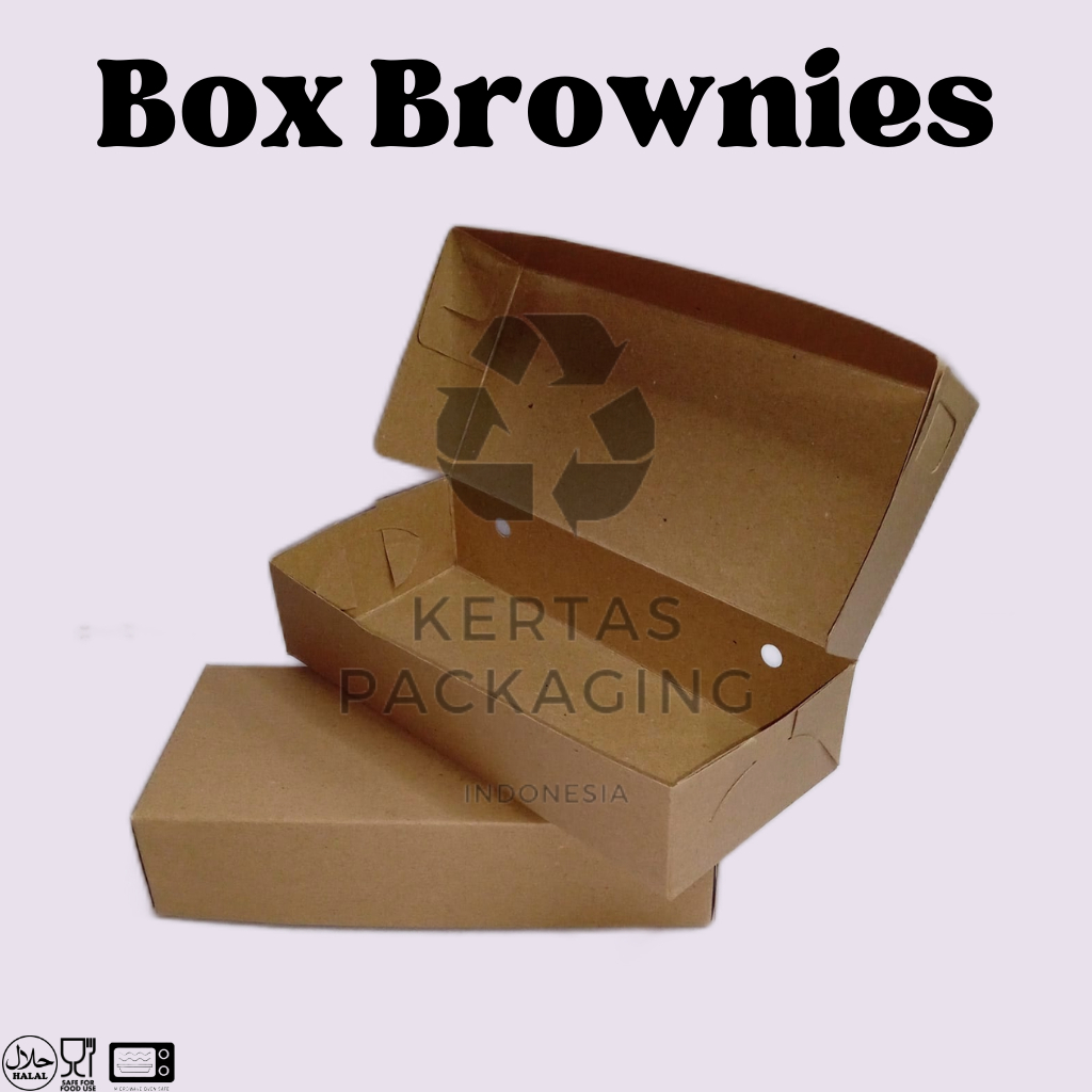 盒布朗尼 Dus 布朗尼 Dus 布朗尼盒布朗尼包裝布朗尼容器布朗尼層壓食品級 22x10x5
