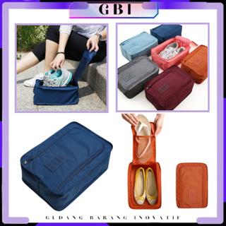 Gbi 旅行鞋包收納袋旅行包鞋收納涼鞋鞋兩件裝袋