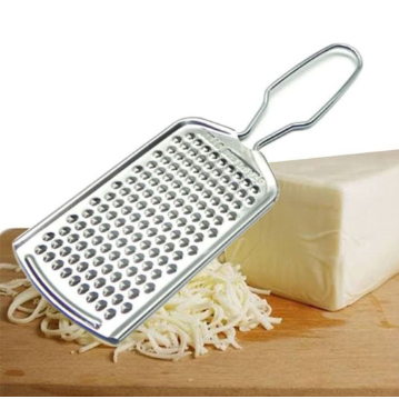 不銹鋼奶酪刨絲器工具巧克力胡蘿蔔土豆蔬菜磨碎奶酪 21 厘米多用途 LS