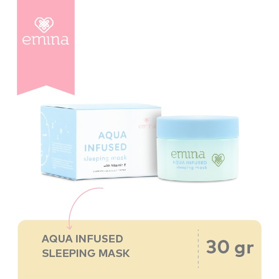 Emina Aqua Infused 睡眠面膜 30g 保濕面部