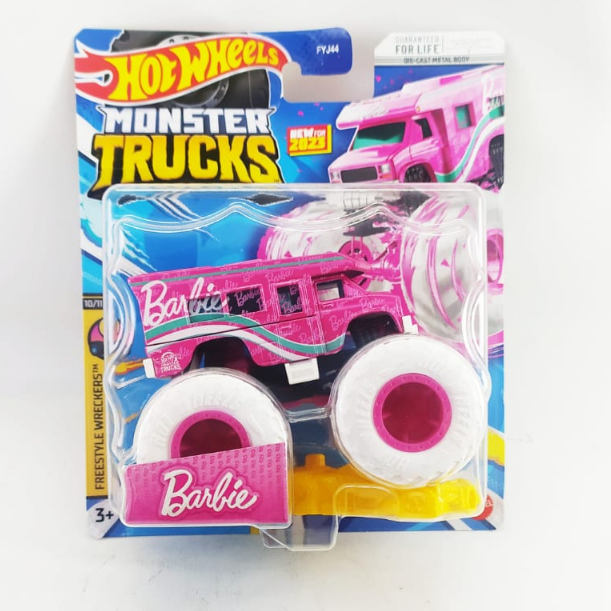 HOT WHEELS Hotwheels 怪物卡車芭比終極露營車風火輪芭比