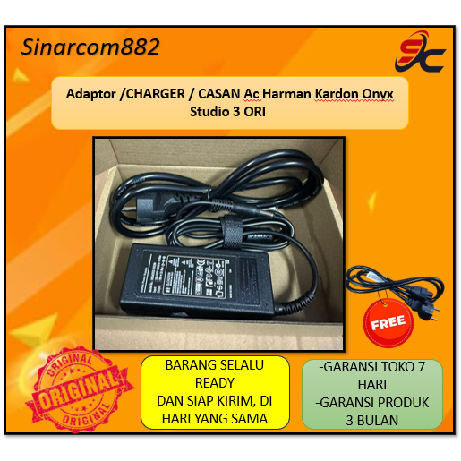 Harman Kardon Onyx Studio 3 ORI Ac CASAN 充電器適配器
