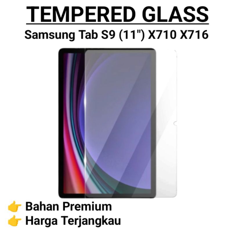 SAMSUNG 鋼化玻璃三星 Tab S9 X710 X716 Anti Gotes Glass