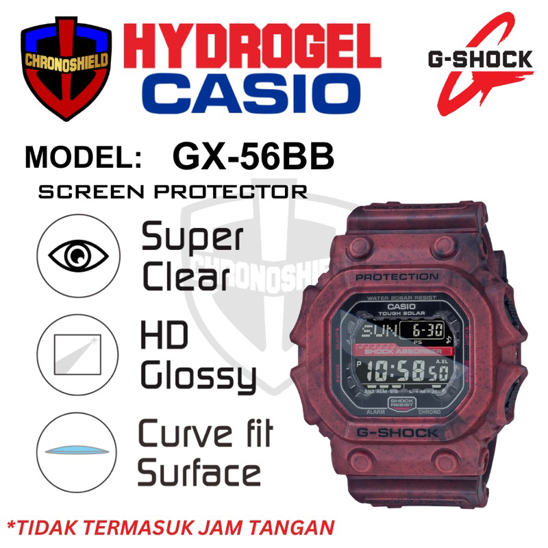 防刮卡西歐 G-Shock GX 56BB 56SL GX-56 水凝膠手錶