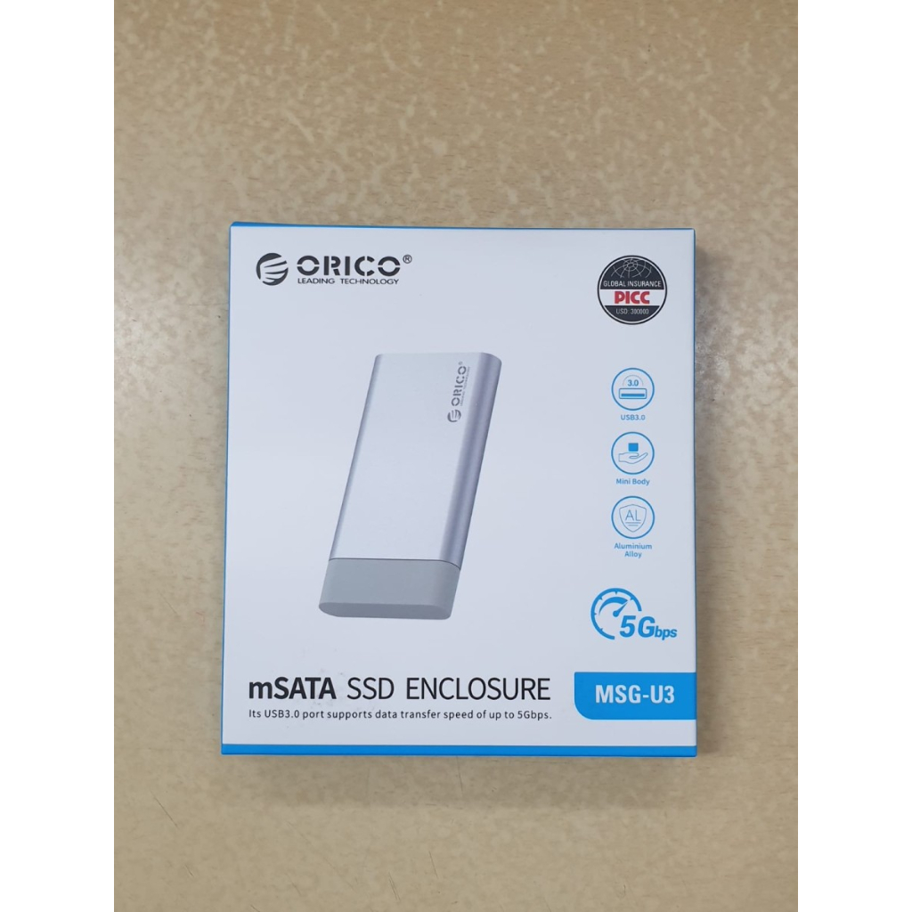 外殼 Orico USB 3.0 mSATA SSD 外殼 MSG-U3