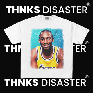 Putih HITAM Thnksdisaster KAOS KOBE BRYANT LAKERS 籃球 NBA T 恤