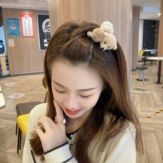 韓國女式髮夾娃娃夾娃娃髮帶橡膠髮夾女式髮夾韓國髮夾