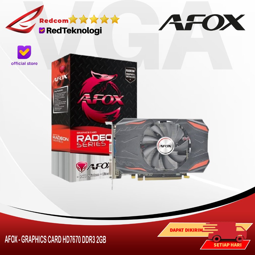 Afox 顯卡 HD7670 DDR3 2GB