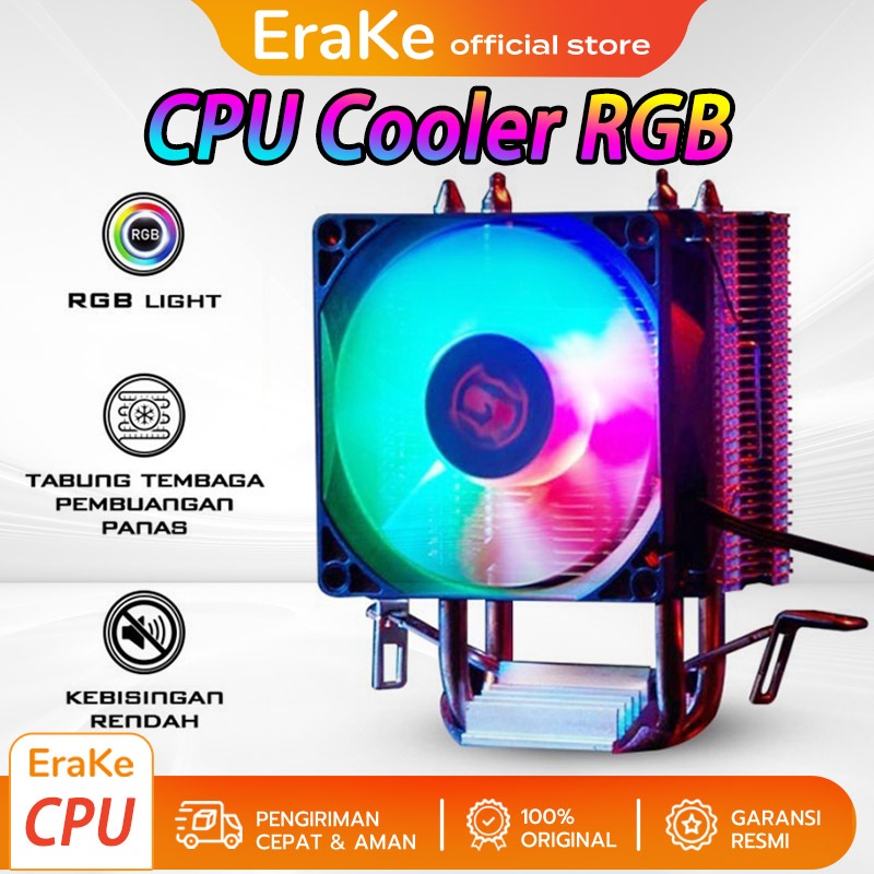 英特爾 Cpu Cooler CR1200 RGB 散熱風扇 9CM 風扇 4pcs 熱管多平台插座 AMD intel