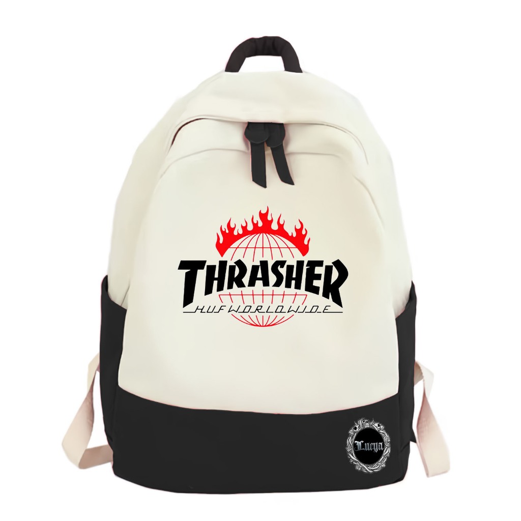 男孩和女孩的學校背包小學初中生最新 Thrasher 圖像 2023