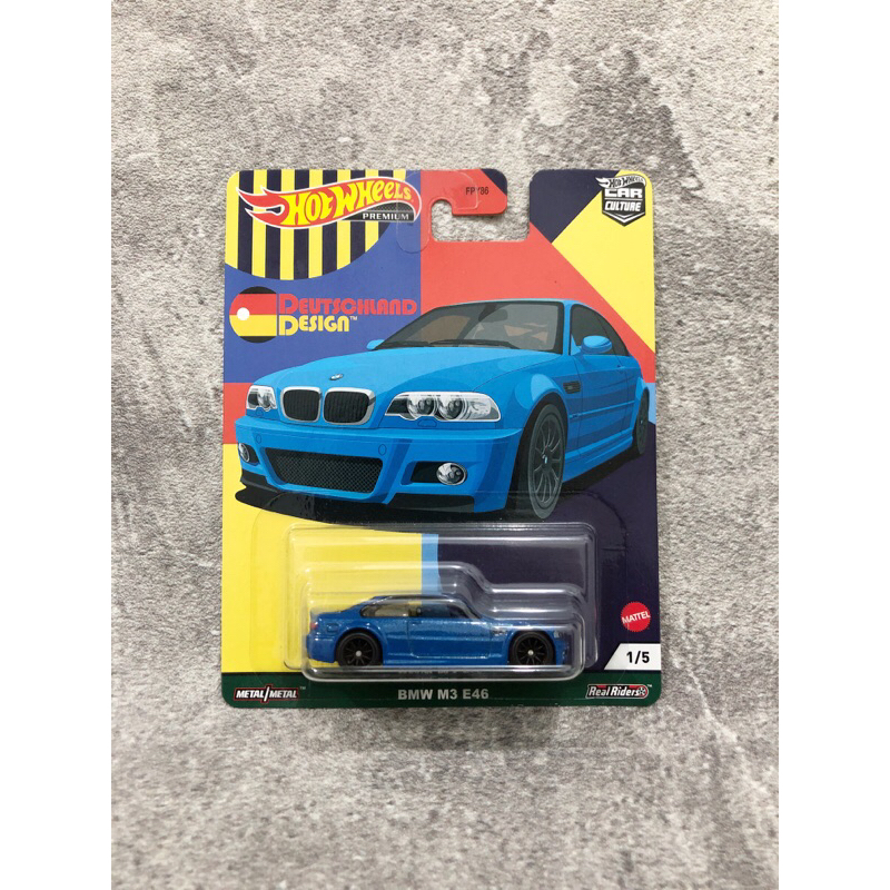 BMW Hot Wheels 高級寶馬 M3 E46 藍色