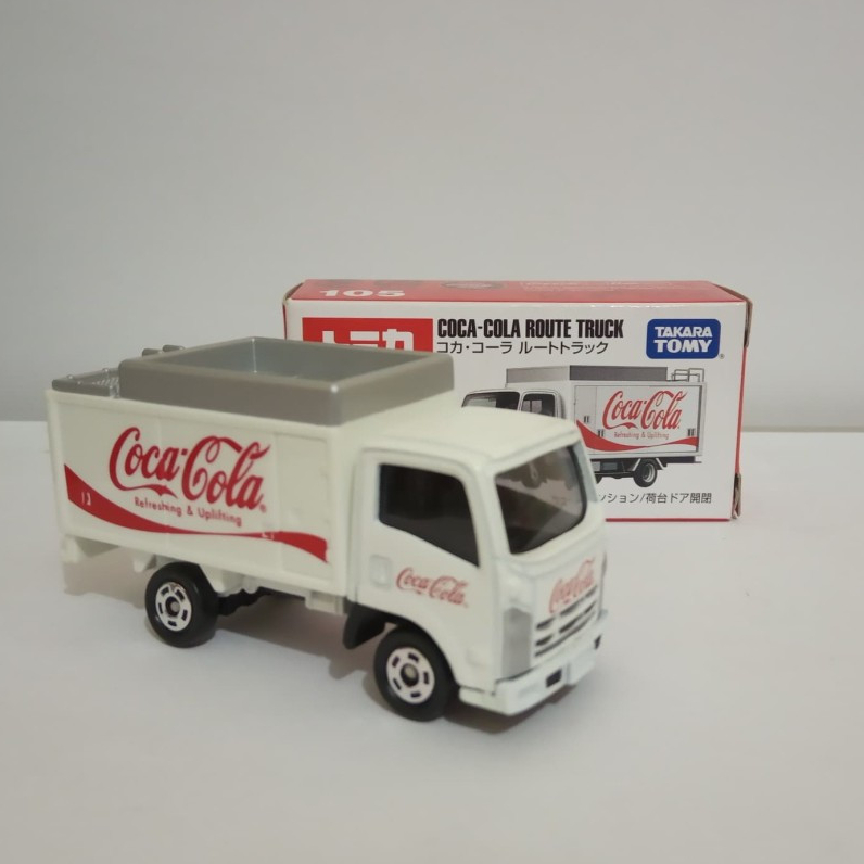 Tomica Regular No 105 可口可樂路由卡車車 Takara Tomy 微型壓鑄車兒童玩具車