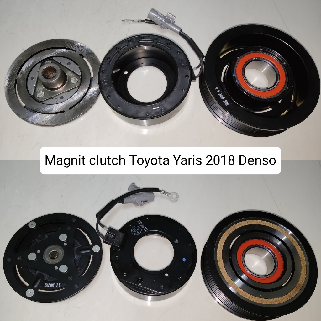 豐田 磁性離合器磁鐵 Maknik 離合器 AC 汽車 Toyota Yaris 2018 Denso 原裝原裝