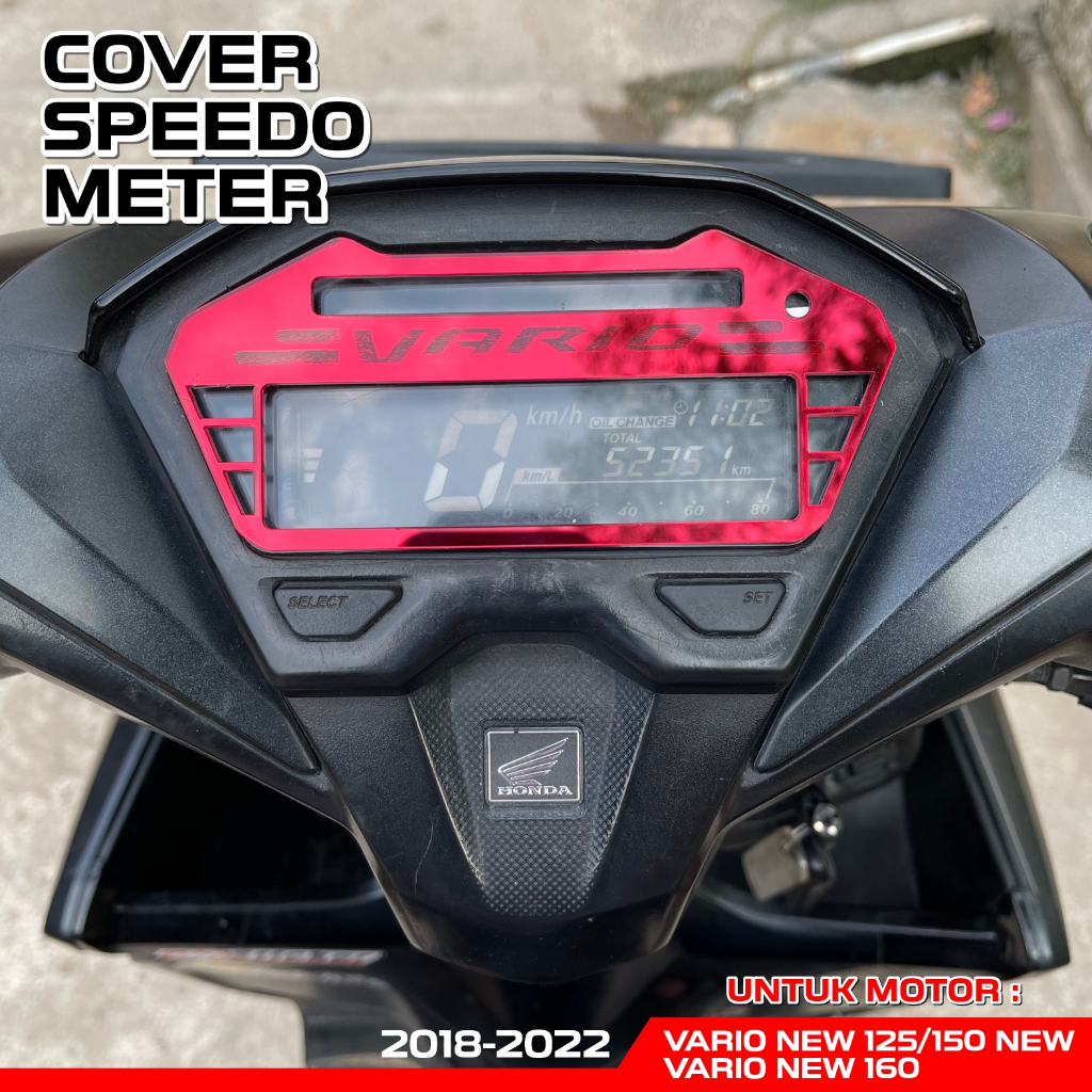 Merah Cover Sweetener Speedometer VARIO 125-150 全新 2018 2022