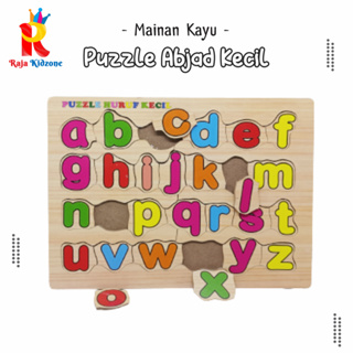 Kayu King Kidzone Puzle Wood 拆裝字母數字字母動物蔬菜水果交通工具