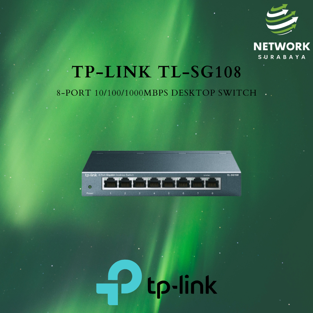 Tp-link TL-SG108 8口千兆桌面交換機