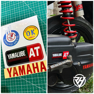 山葉 Yamaha/yamalube AT 包裝貼紙和 mio 運動型/soul fino/fi 保修貼紙