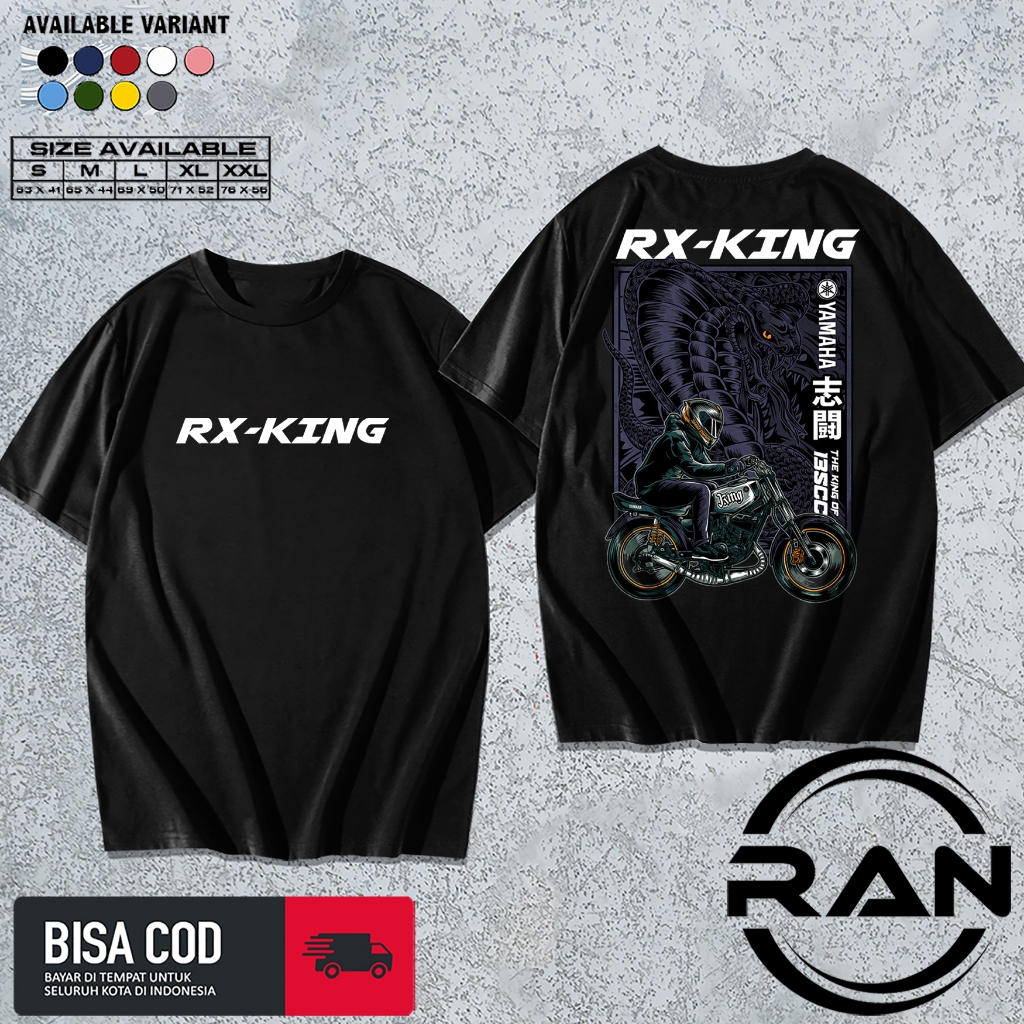 山葉 雅馬哈rx KING V4賽車T恤摩托車Distro襯衫T恤汽車男女RAN STORE