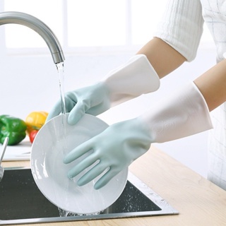 洗碗橡膠手套厚乳膠橡膠手套防水