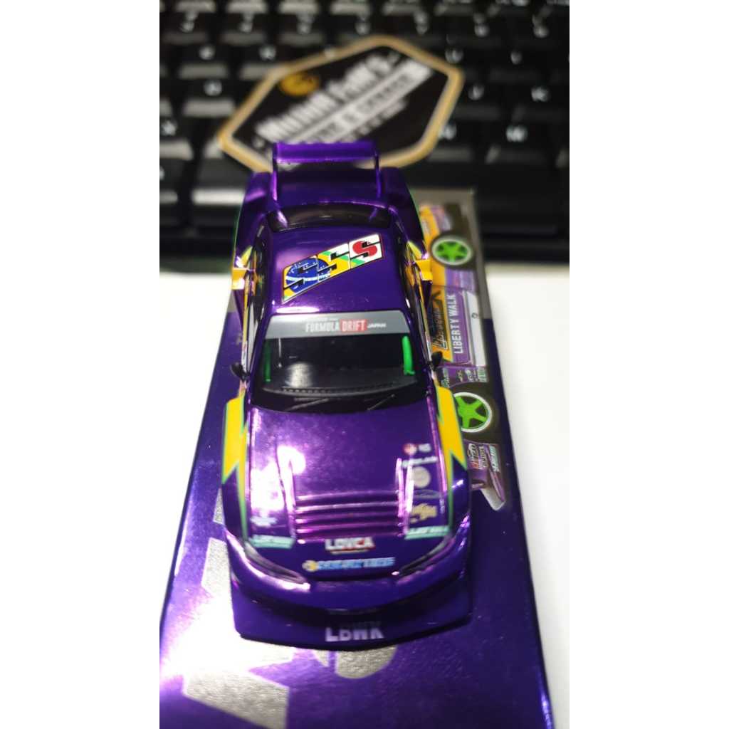 Mini GT 576 LB 超級剪影 Nissan Silvia S15 Purple 555 Formula Dri