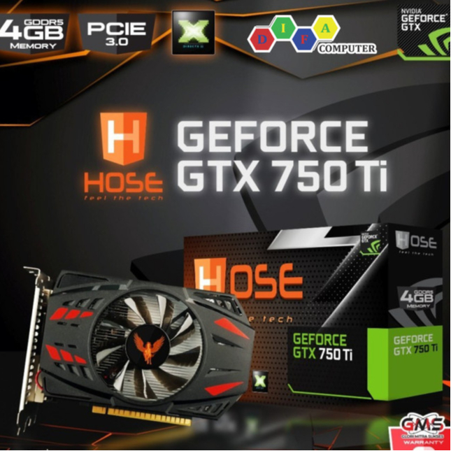 Vga 卡 GTX 750ti 4GB GDDR5 GT730 4GB GDDR3 軟管 128bit