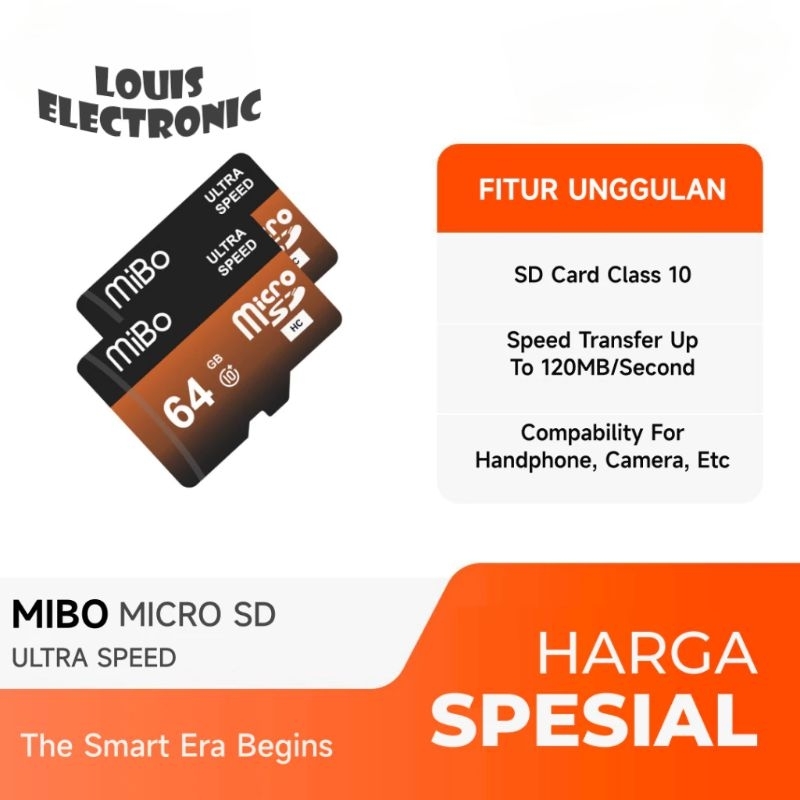 Mibo Micro SD 64GB 超高速 10 級原裝