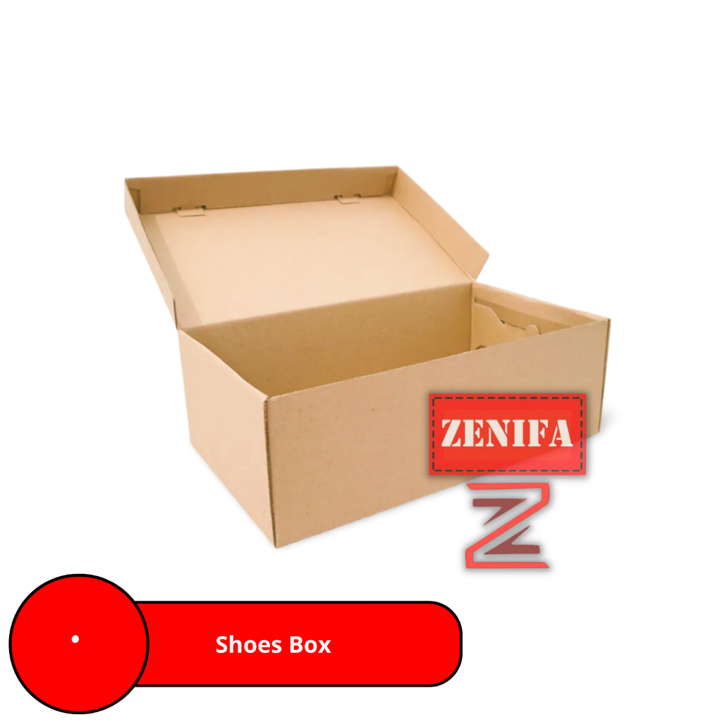 紙板鞋盒牛皮紙鞋盒鞋盒 31x19 x 11cm 普通盒