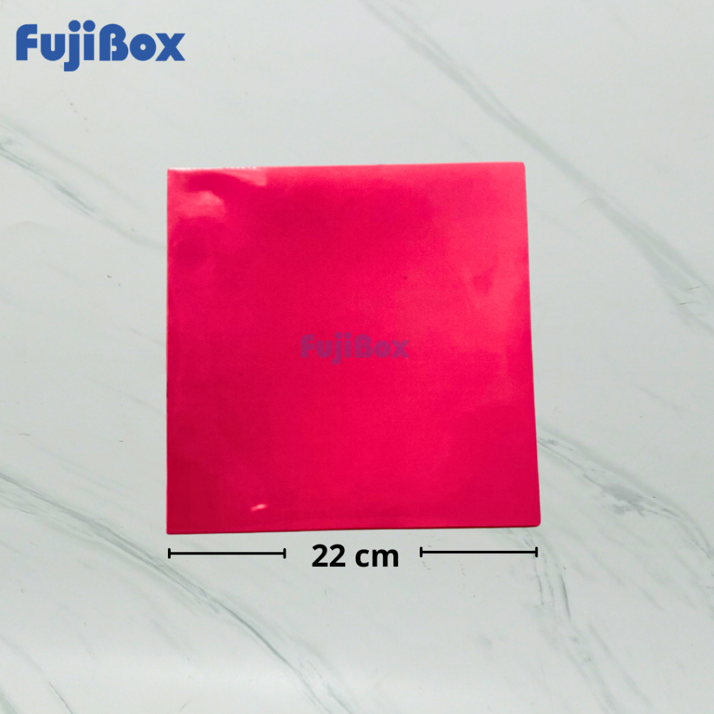 餐墊蛋糕撻盒蛋糕板 22 x 22 厘米粉色