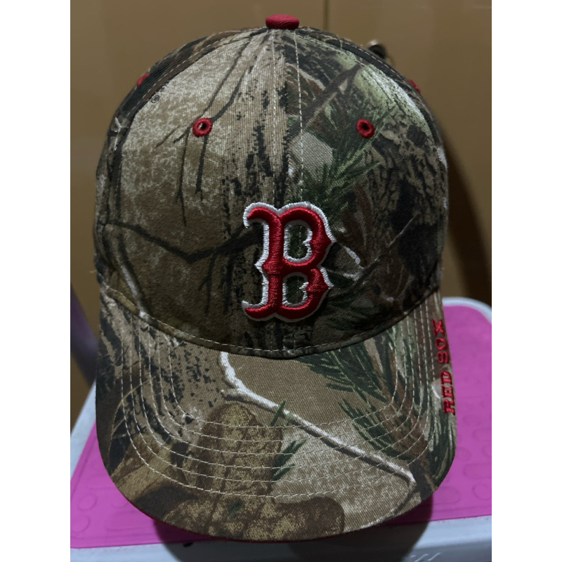 Sekon 帽子模型帽 47 品牌 x MLB 波士頓紅襪隊迷彩顏色