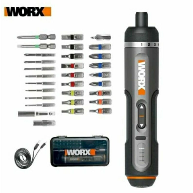 Worx WX242 電動螺絲刀套裝 4V 螺絲刀自動