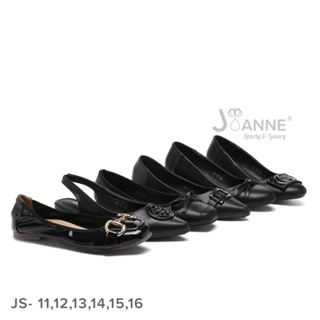黑色版平底坡跟鞋女鞋 JS-11,12,13,14,15,16