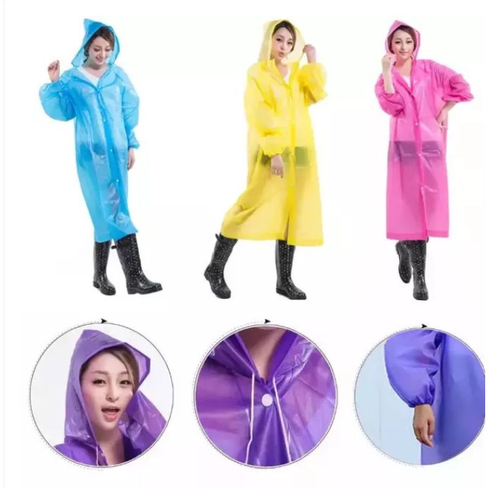雨衣成人雨披模型防水加厚eva材質雨衣外套韓版連帽衫半透明防水斗篷雨衣雨衣美女防水