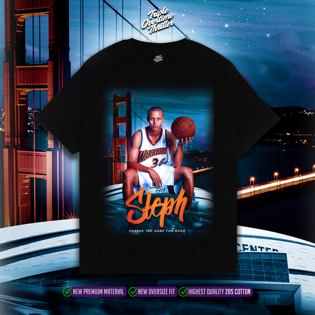 Stephen Curry STEPH 襯衫 by 3XOT 籃球襯衫 NBA 20S 大碼