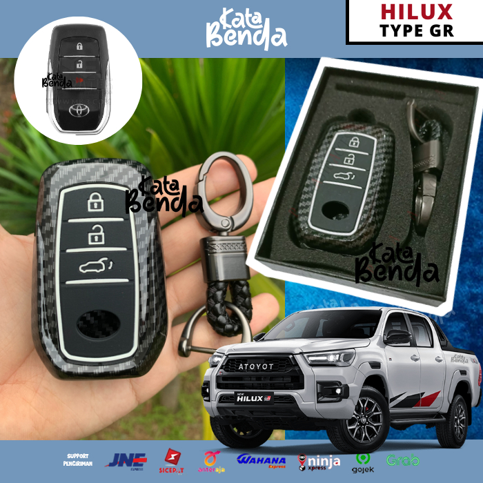 豐田 Hilux GR 新款 2024 遙控碳蓋 2023 Flipkey 鑰匙包