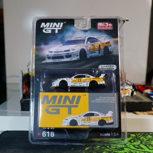 Mini GT Nissan LB 超級剪影 S15 Silvia 23 2022 Goodwood 速度節 MIJO