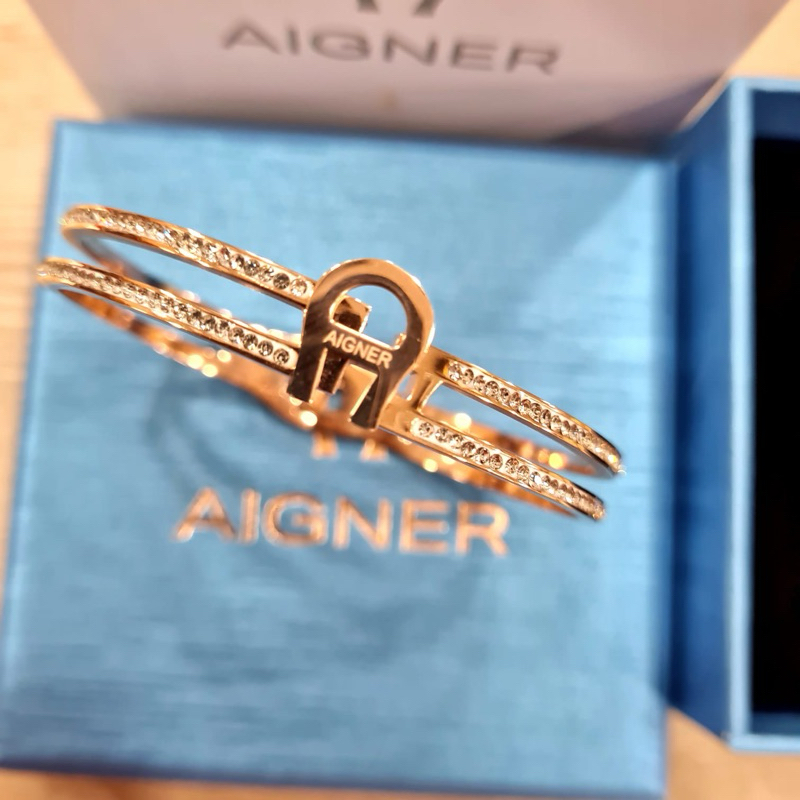 Aigner 不銹鋼女士錶帶包括盒子和 paerbad
