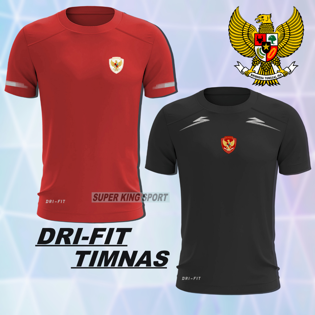 Dri-fit印度尼西亞運動t恤進口球衣training最新印尼國家隊運動t恤奧古斯17號