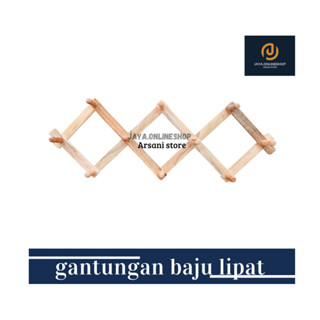 Kayu GANTUNGAN kapstop 折疊木製kapstop 衣架壁掛衣架