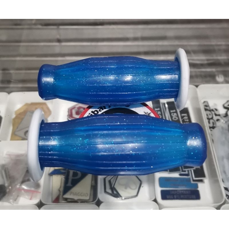 Vespa Handgrip Handpad 透明藍瓶模型