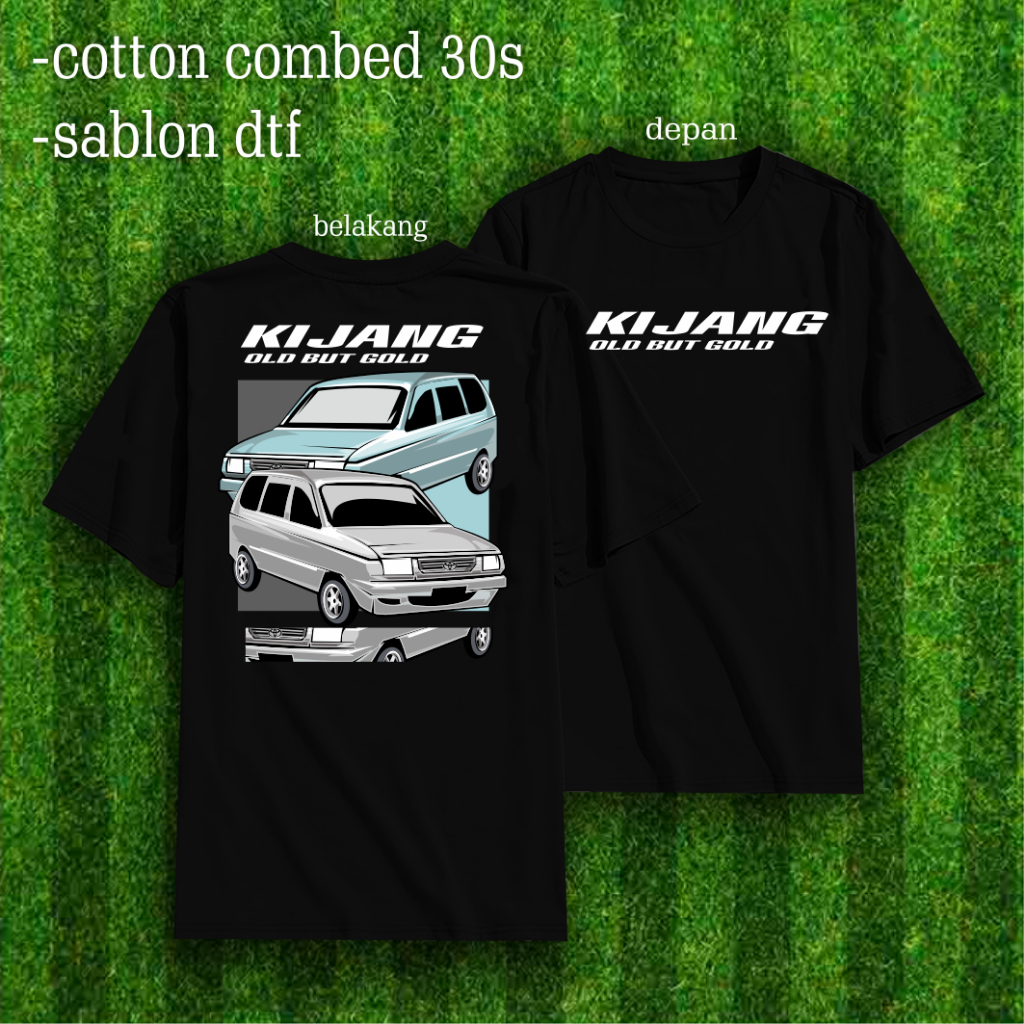 最新酷短袖男士汽車 Distro T 恤上衣 2023 豐田 Kijang 汽車印度尼西亞