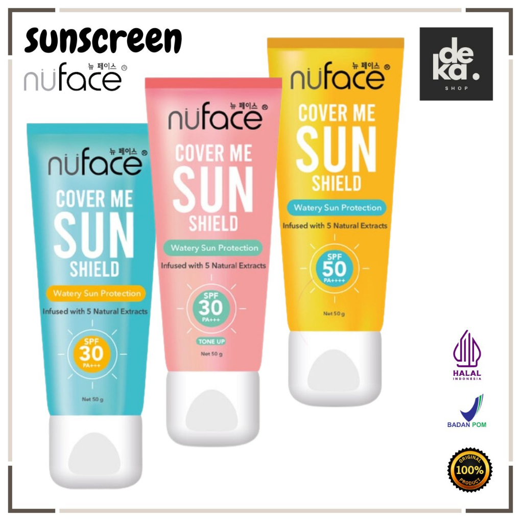 Nuface Cover Me 防曬防曬霜 SPF 30 PA Tone Up SPF 50